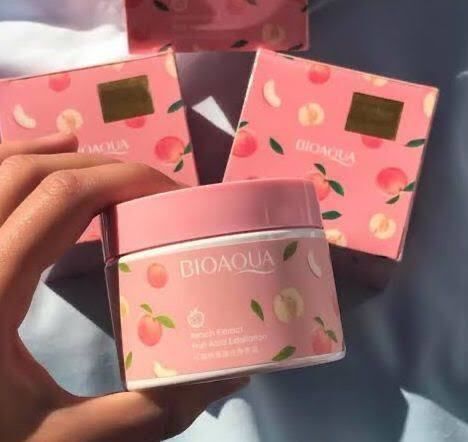 BIOAQUA Peach Extract Whitening Face & Body Exfoliating Gel Scrub - 140g