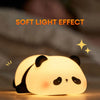 Cute Panda Silicone Night Light – Soft Touch LED Lamp for Kids