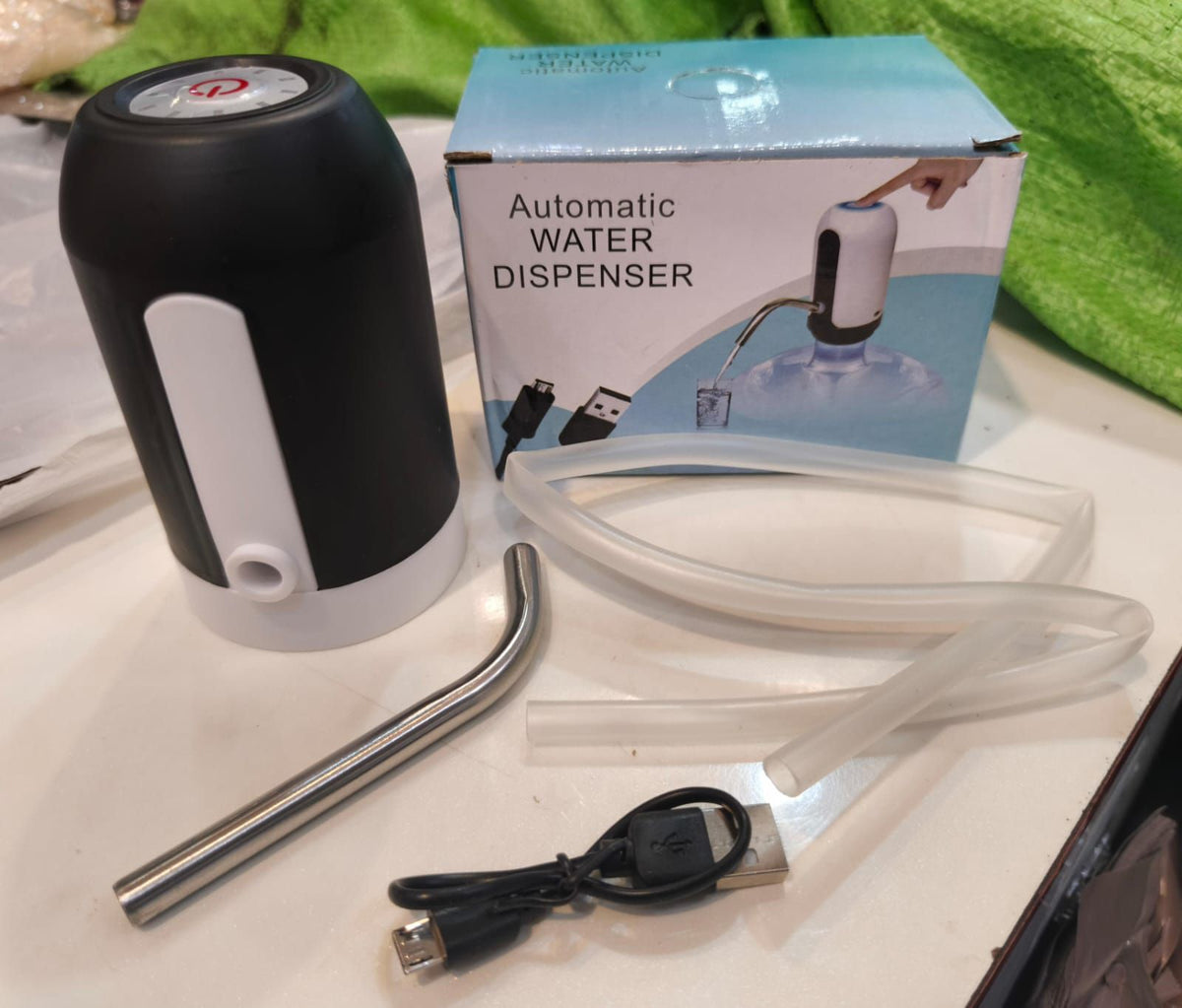 Automatic Water Pump Dispenser – USB Rechargeable Electric Can Gallon Pump