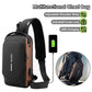 Anti-Theft Crossbody Bag with Password Lock – Water-Resistant Travel Shoulder Bag