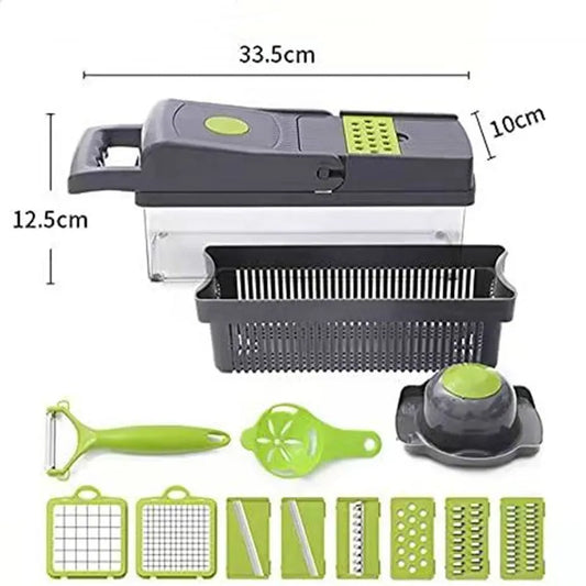 16-in-1 Multi-Functional Vegetable Chopper, Dicer & Slicer