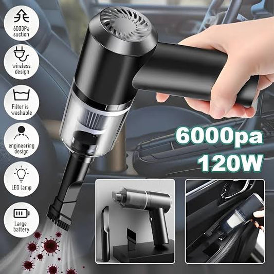 3-in-1 Portable Cordless Vacuum Cleaner & Handheld Dust Buster