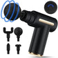 Professional Handheld Deep Tissue Massage Gun with 4 Interchangeable Heads